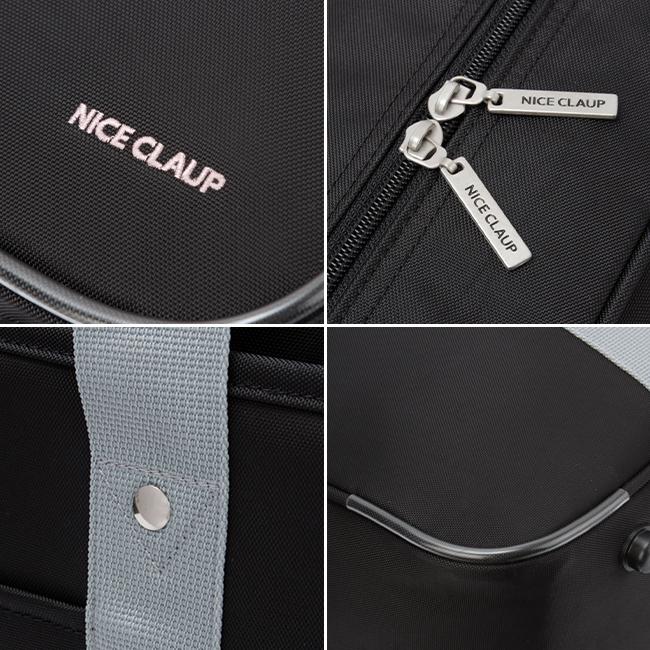 最大42% 2/8限定 ナイスクラップ スクールバッグ スクバ ナイロン 女子 女子高生 高校生 中学生 通学 黒 紺 バッグ カバン かわいい A4 NICE CLAUP NC377 | NICE CLAUP | 16