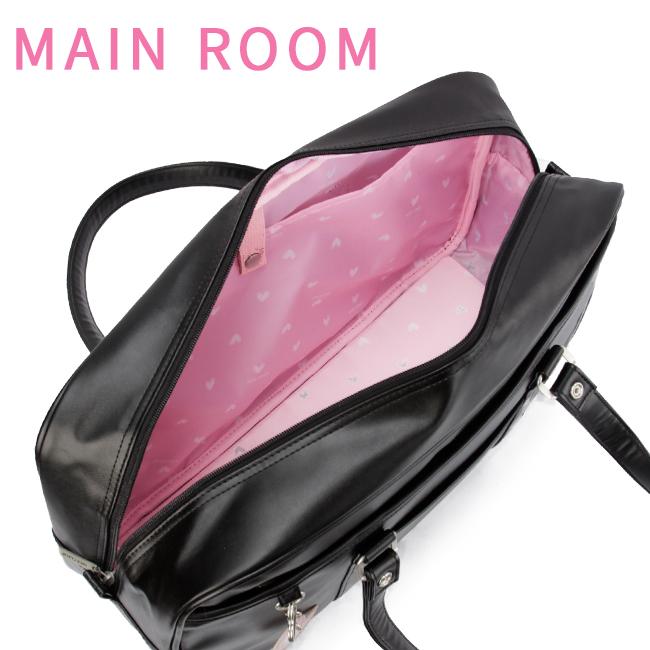 最大41% 12/25限定 ナイスクラップ スクバ スクールバッグ 通学 女子 中学生 高校生 女子高生 軽量 合皮 肩掛け ボストンバッグ サブバッグ NICE CLAUP NC378 | NICE CLAUP | 11