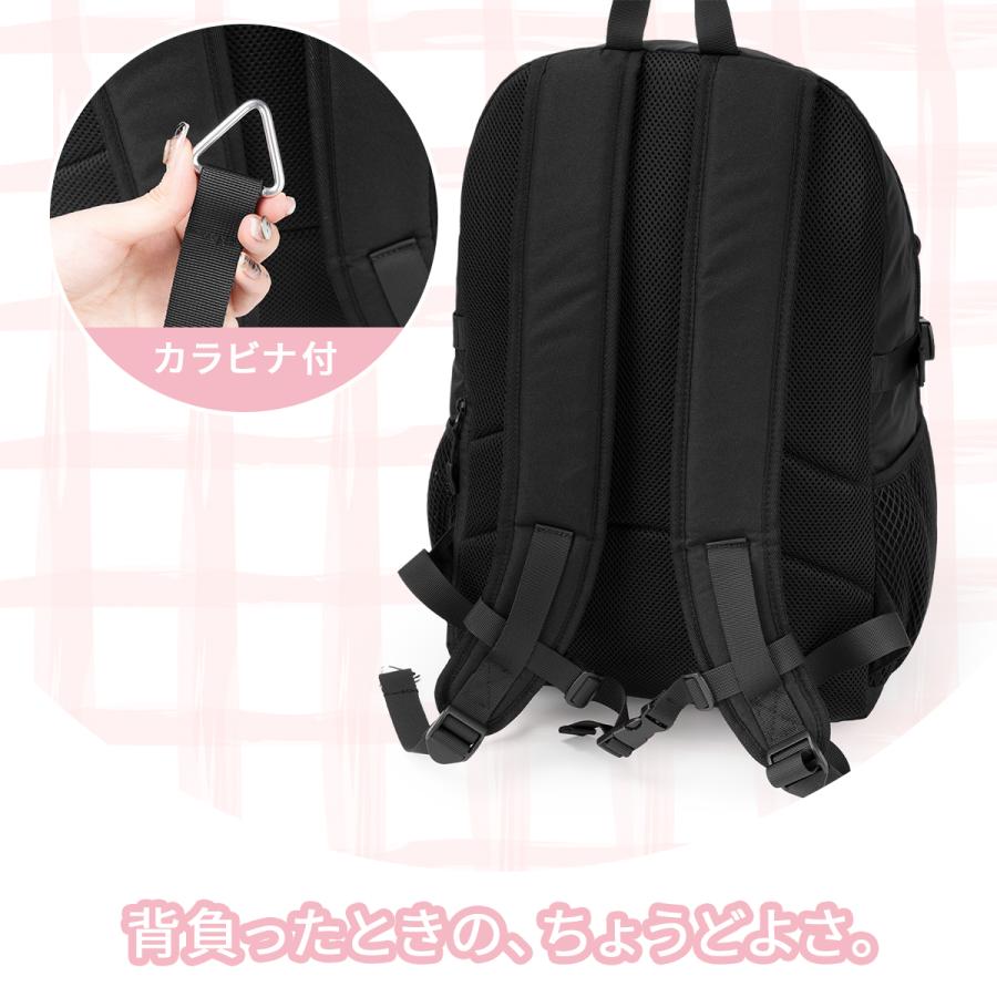 最大42% 3/29限定 2026モデル ナイスクラップ リュック 34L 通学 女子 女子高生 高校生 中学生 スクールリュック スクールバッグ ニュイ NICE CLAUP NC414 | NICE CLAUP | 14