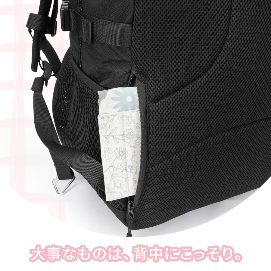 最大55% 2/1まで 2026モデル ナイスクラップ リュック 34L 通学 女子 女子高生 高校生 中学生 スクールリュック スクールバッグ ニュイ NICE CLAUP NC414 | NICE CLAUP | 16