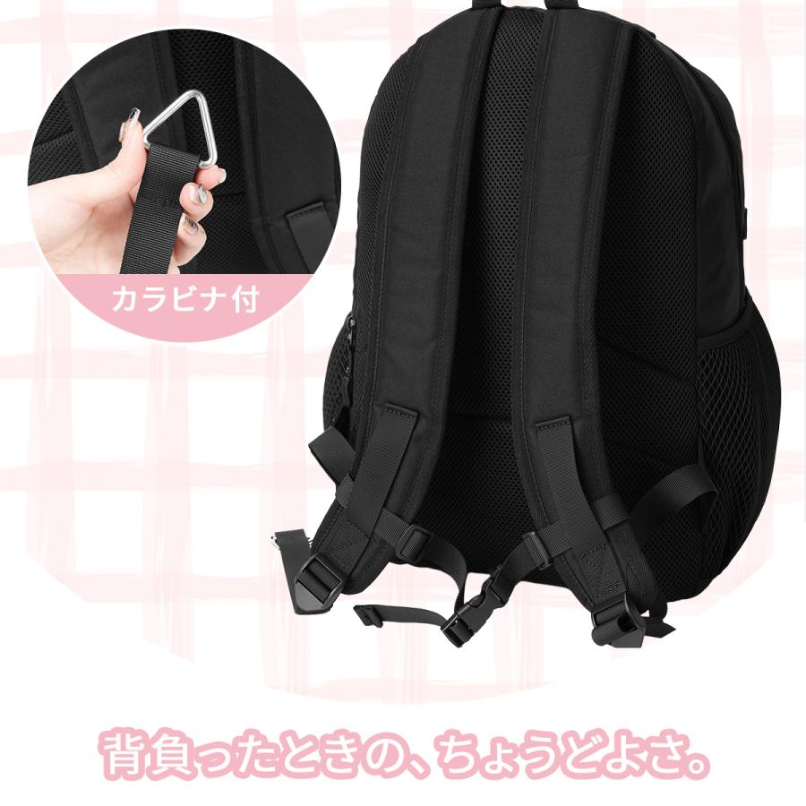 最大42% 3/29限定 2026モデル ナイスクラップ リュック 32L 通学 女子 女子高生 高校生 中学生 軽量 スクールリュック スクールバッグ ニュイ NICE CLAUP NC415 | NICE CLAUP | 13