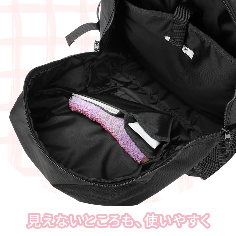 最大55% 2/1まで 2026モデル ナイスクラップ リュック 32L 通学 女子 女子高生 高校生 中学生 軽量 スクールリュック スクールバッグ ニュイ NICE CLAUP NC415 | NICE CLAUP | 08