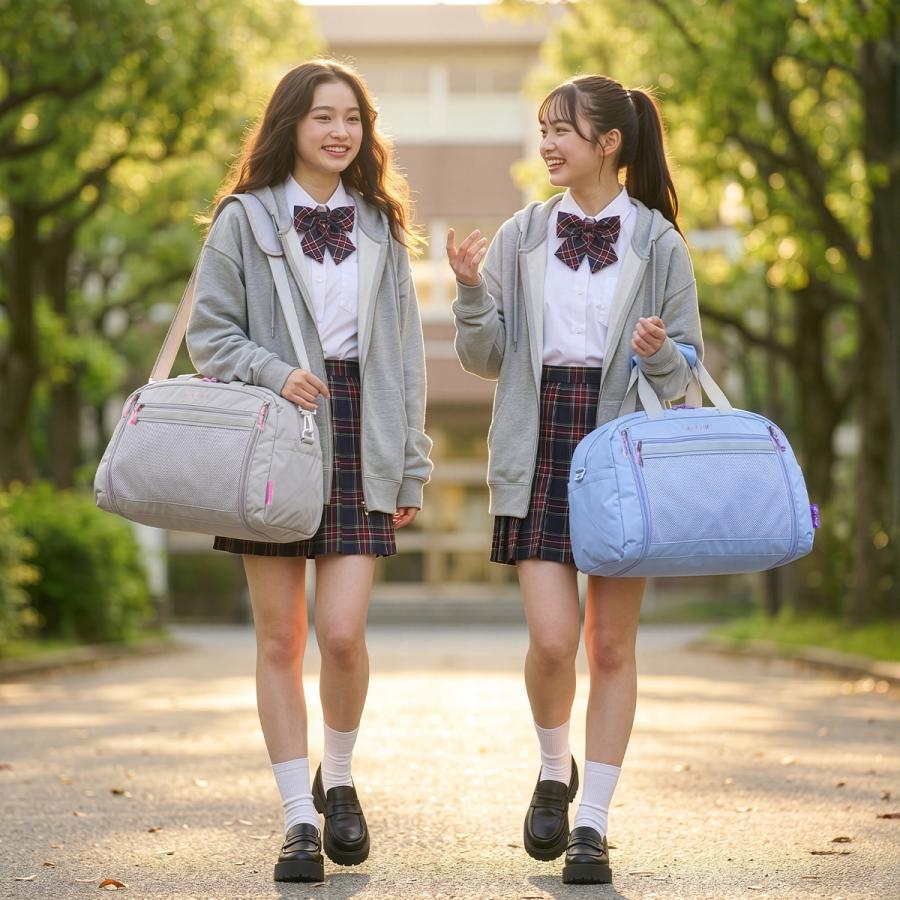 最大41% 4/25限定 ナイスクラップ ボストンリュック レディース 修学旅行 林間学校 小学校 中学生 高校生 女子 軽量 拡張 撥水 37L/42L 3WAY NICE CLAUP NC427 | NICE CLAUP | 10