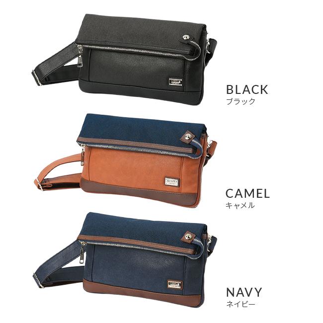 ニコル エル・アイ コレクション クラッチバッグ ショルダーバッグ メンズ ブランド 軽量 合皮 横型 薄型 NICOLE L・I COLLECTION NIL281 | NICOLE | 04