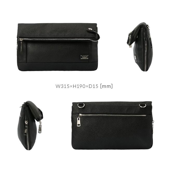 ニコル エル・アイ コレクション クラッチバッグ ショルダーバッグ メンズ ブランド 軽量 合皮 横型 薄型 NICOLE L・I COLLECTION NIL281 | NICOLE | 05