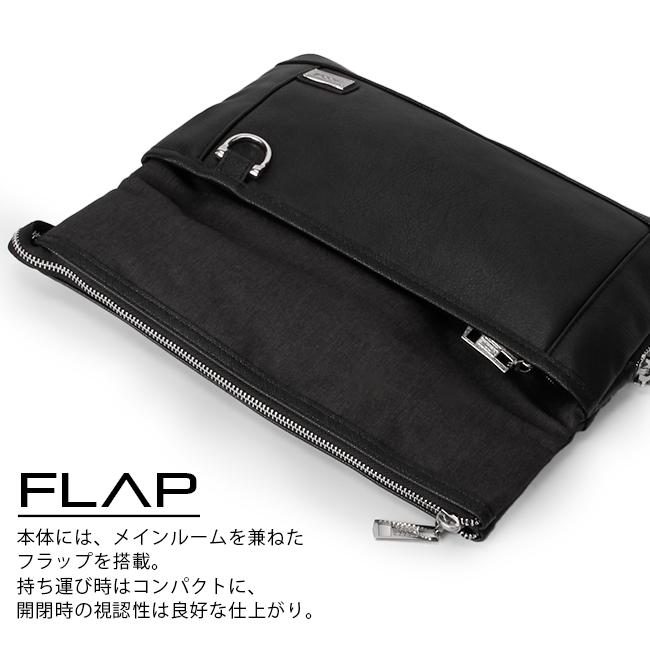 ニコル エル・アイ コレクション クラッチバッグ ショルダーバッグ メンズ ブランド 軽量 合皮 横型 薄型 NICOLE L・I COLLECTION NIL281 | NICOLE | 08