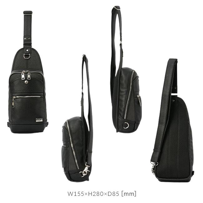 ニコル エル・アイ コレクション ボディバッグ ワンショルダーバッグ メンズ ブランド 軽量 合皮 斜めがけ NICOLE L・I COLLECTION NIL282 | NICOLE | 05