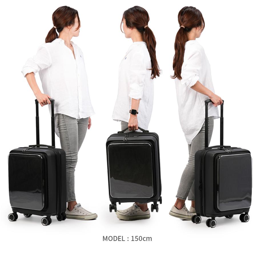 最大51% 9/25限定  推し活 スーツケース キャリーケース キャリーバッグ Sサイズ SS 34L/40L 機内持ち込み フロントオープン 痛バッグ 拡張機能付き 35958 | ブランド登録なし | 03