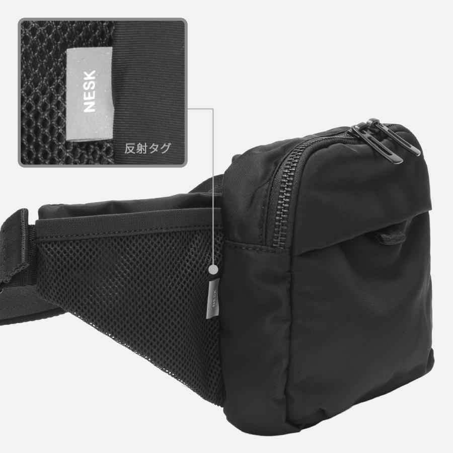 最大51% 1/13限定 ネスク ボディバッグ ウエストバッグ メンズ レディース ミニ 小さめ 斜めがけ NESK NS-002 | NESK | 15