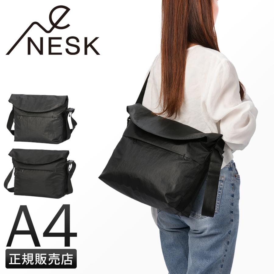 最大44% 3/1まで ネスク ショルダーバッグ メッセンジャーバッグ メンズ レディース 斜めがけ 大きめ 大容量 A4 NESK NS-006 | NESK | 19
