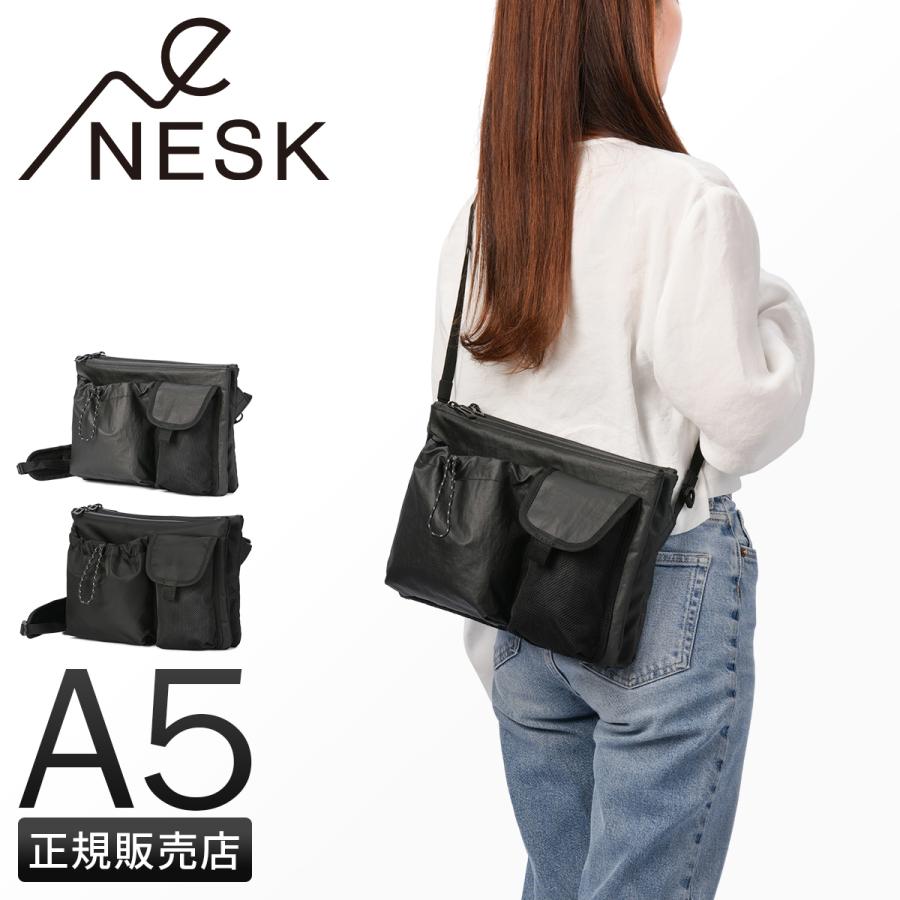最大43% 9/14まで ネスク ショルダーバッグ メンズ レディース ペットボトル 斜めがけ A5 NESK NS-008 | NESK | 19