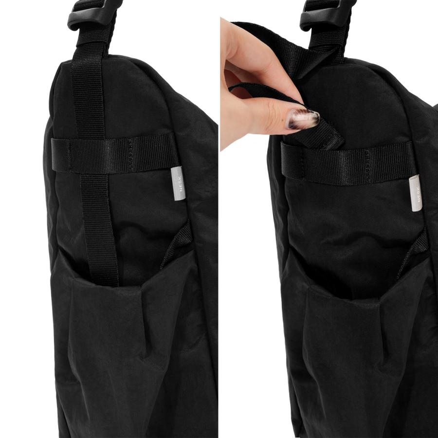 最大41% 2/5限定 ネスク ウォッシュ ショルダーバッグ メッセンジャーバッグ メンズ レディース ペットボトル 入る 三日月型 A4 NESK WASH NS-012 | NESK | 07