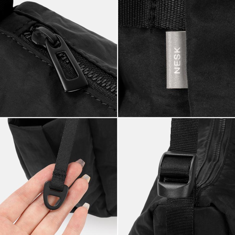 最大42% 1/13限定 ネスク ウォッシュ ショルダーバッグ メンズ レディース ペットボトル 入る 三日月型 A4 NESK WASH NS-013 | NESK | 11