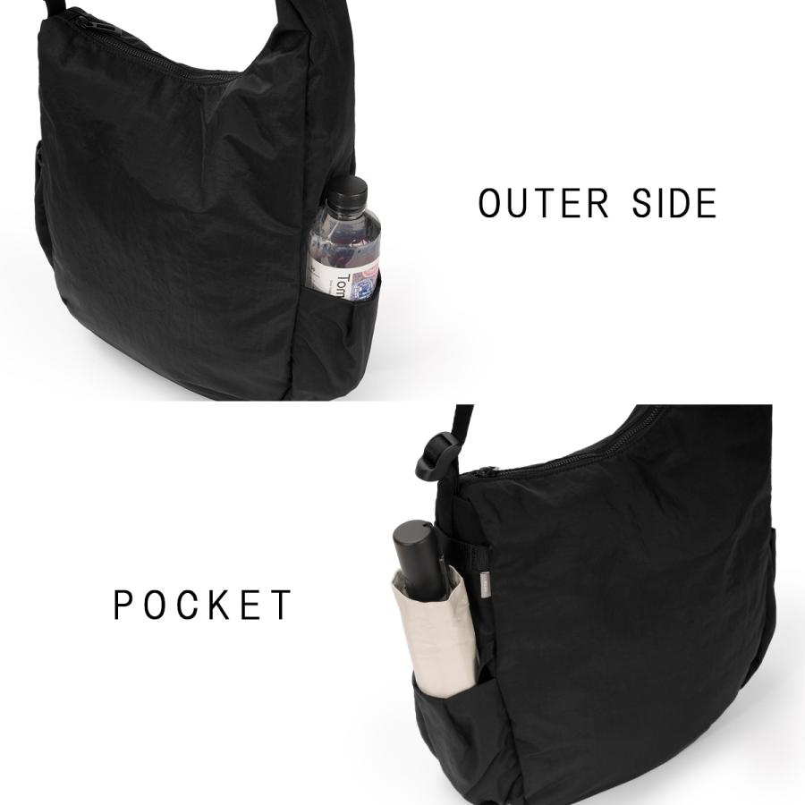 最大50% 2/5限定 ネスク ウォッシュ ショルダーバッグ メンズ レディース ペットボトル 入る 三日月型 A4 NESK WASH NS-013 | NESK | 06