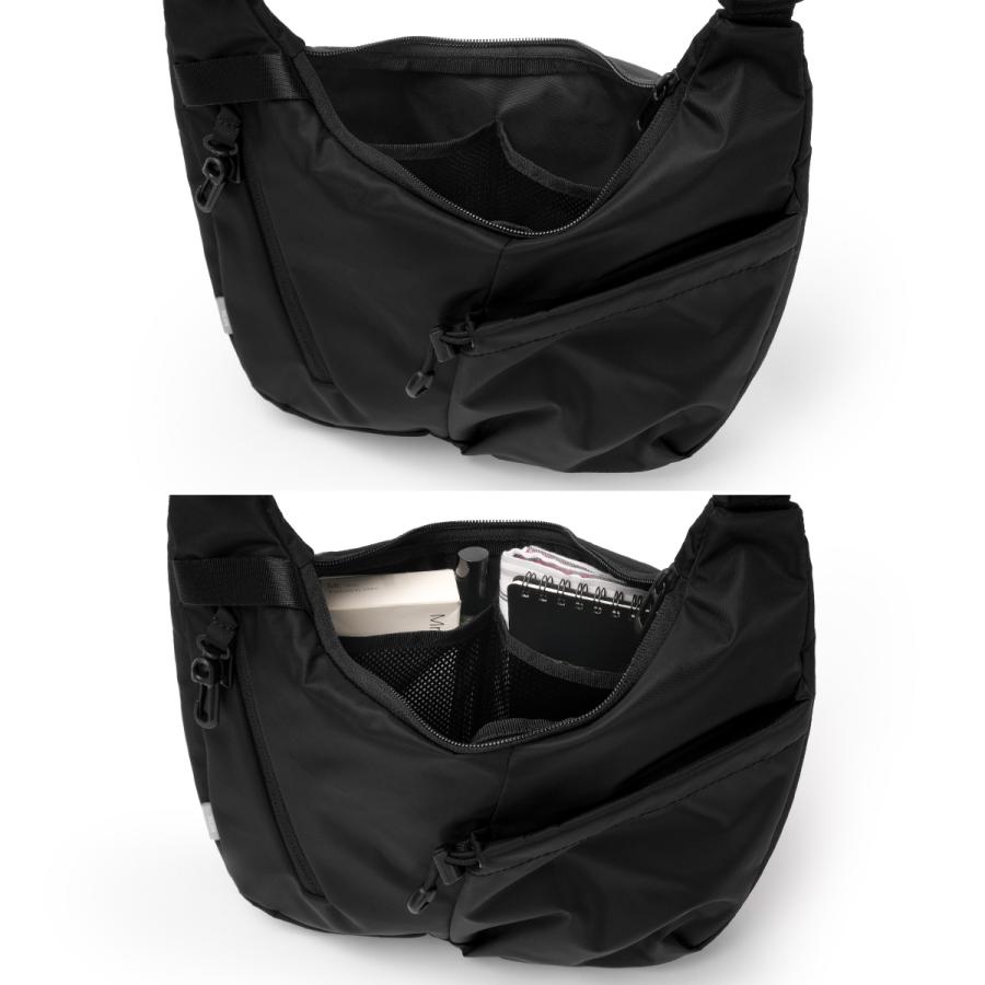 最大42% 1/13限定 ネスク ショルダーバッグ メンズ レディース ペットボトル 入る 三日月型 A4 NESK NS-016 | NESK | 13