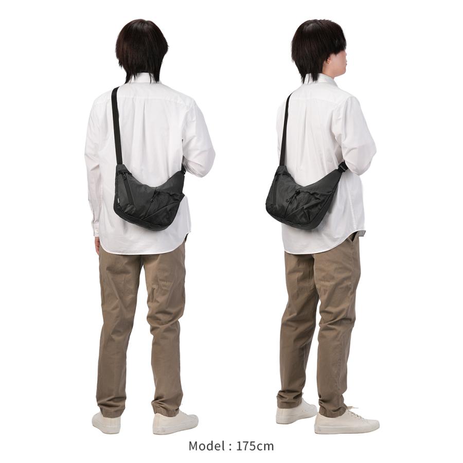 最大42% 1/13限定 ネスク ショルダーバッグ メンズ レディース ペットボトル 入る 三日月型 A4 NESK NS-016 | NESK | 05