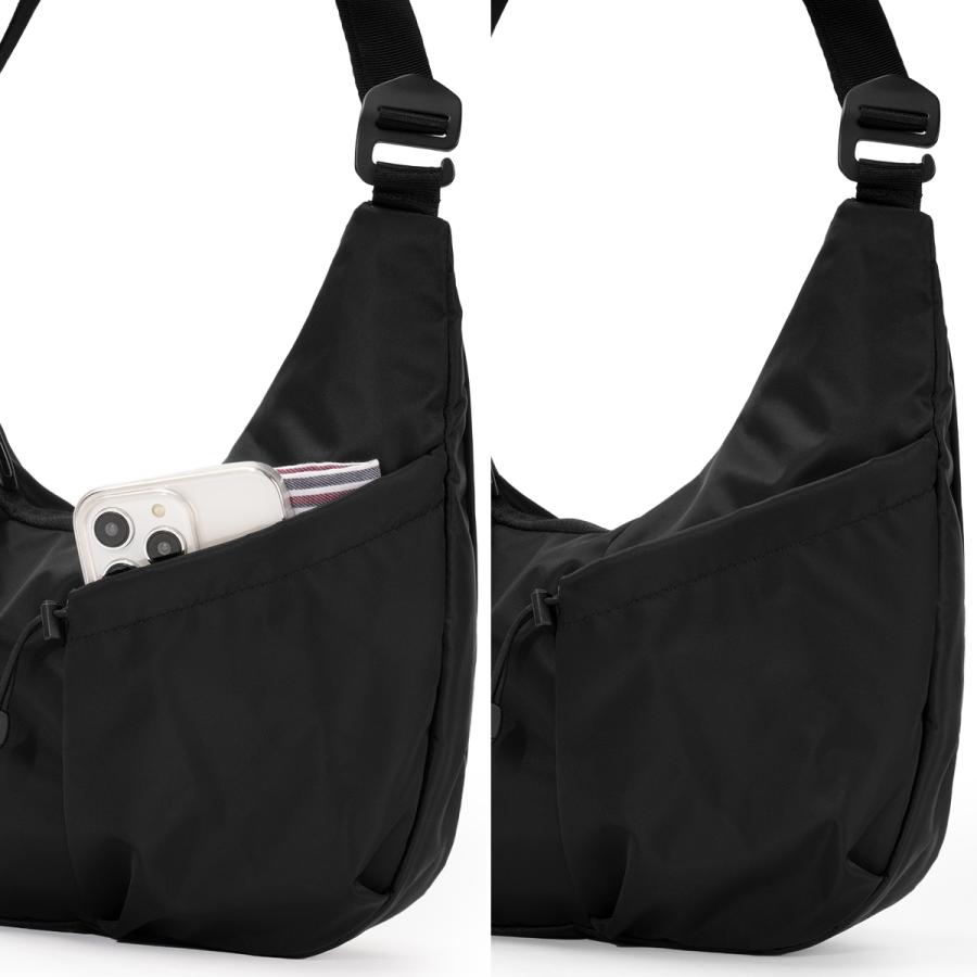 最大42% 1/13限定 ネスク ショルダーバッグ メンズ レディース ペットボトル 入る 三日月型 A4 NESK NS-016 | NESK | 09