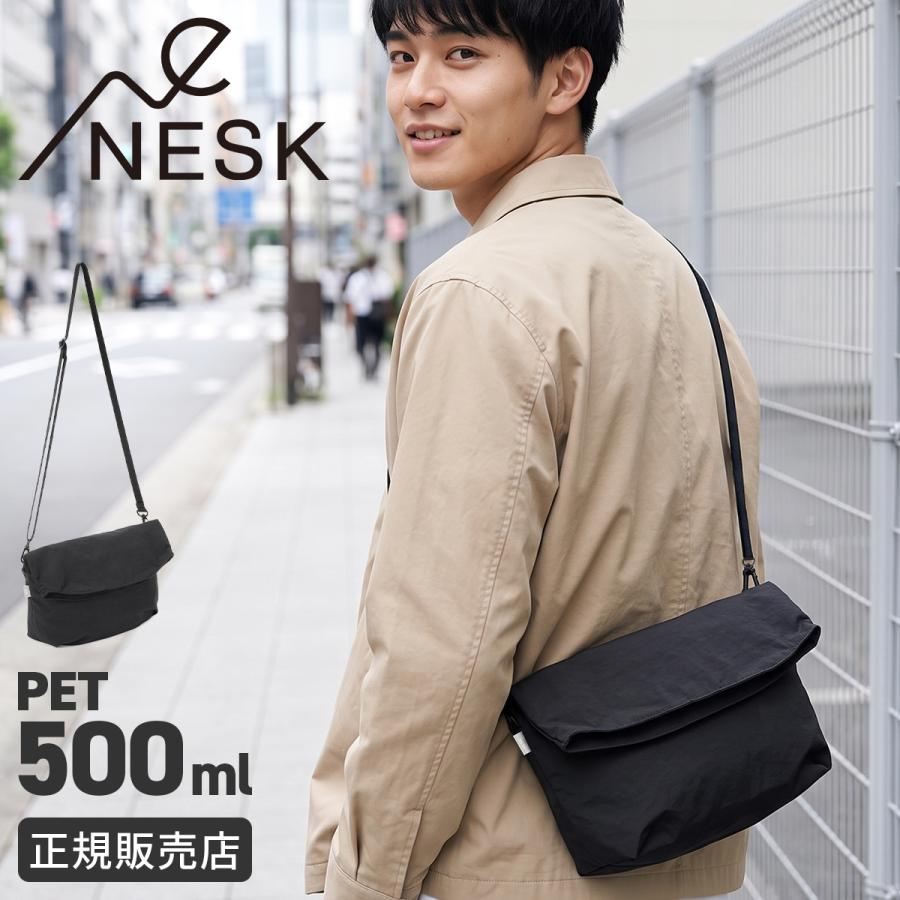 最大40% 10/5限定 NESK AIR SHRINK ネスク エアシュリンク ショルダーバッグ ミニショルダー メンズ レディース ブランド 小さめ 斜め掛け 軽量 NS-026 | NESK