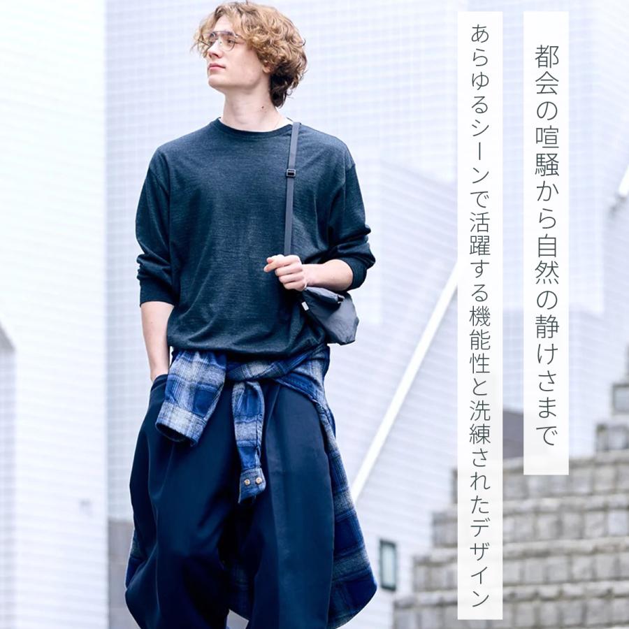 最大40% 10/5限定 NESK AIR SHRINK ネスク エアシュリンク ショルダーバッグ ミニショルダー メンズ レディース ブランド 小さめ 斜め掛け 軽量 NS-026 | NESK | 03