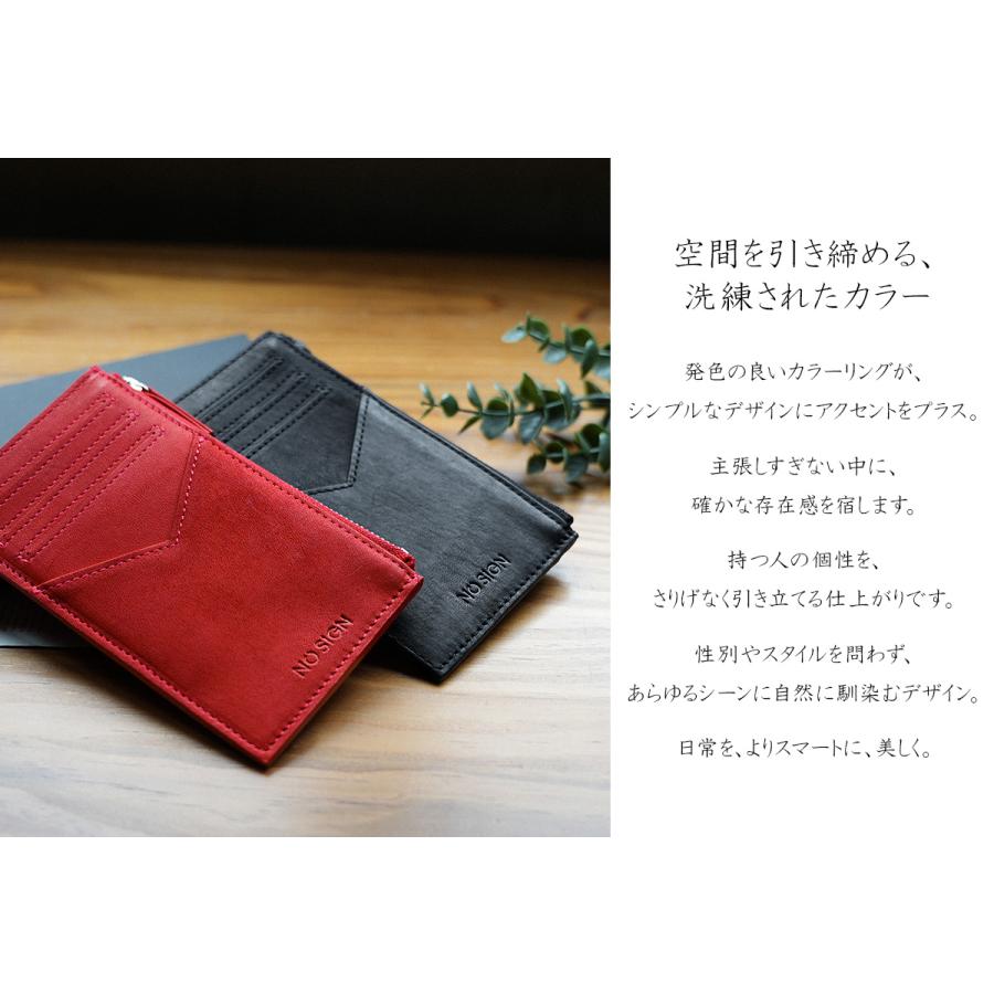 最大41% 10/27限定 ノーサイン フラグメントケース ミドル財布 薄型 本革 和牛JB 日本製 メンズ レディース?ギフト 化粧箱付き NO SIGN NS23-003 | ブランド登録なし | 09