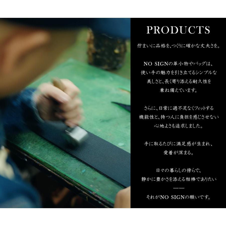 最大41% 10/28限定 ノーサイン ミニポーチ ガジェットポーチ コスメポーチ 小物入れ 本革 和牛JB 日本製 ブランド NO SIGN NSE24-005 | ブランド登録なし | 05