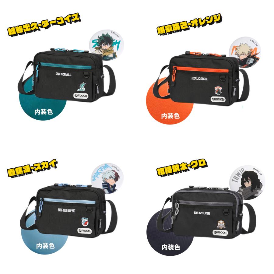 最大42% 2/11限定 アウトドアプロダクツ 僕のヒーローアカデミア ショルダーバッグ ブランド 軽量 小さめ ミニ 缶バッチ付き 2.3L OUTDOOR PRODUCTS ODHA01 | OUTDOOR PRODUCTS | 06