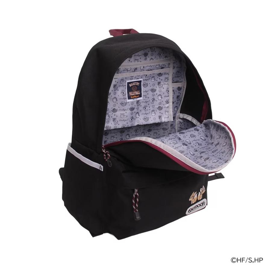 アウトドアプロダクツ ハイキュー!! リュック メンズ レディース ブランド 軽量 通学 旅行 黒 19L A4 デイパック OUTDOOR PRODUCTS ODHQ104 | OUTDOOR PRODUCTS | 14