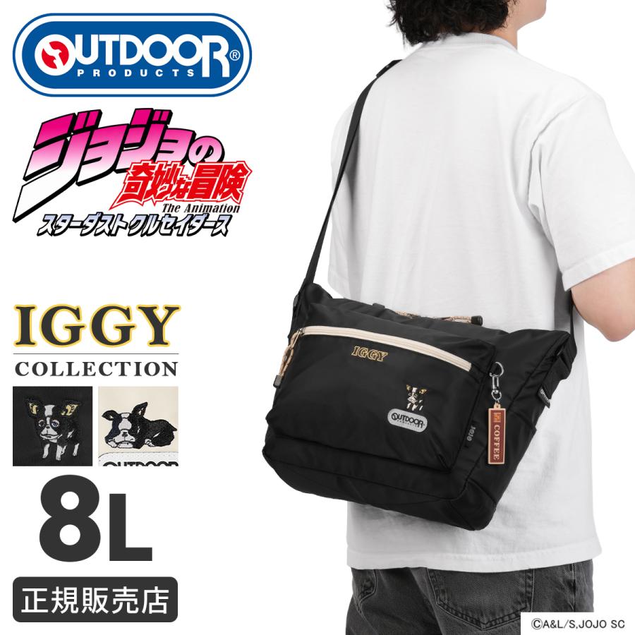 最大42% 9/15限定 アウトドアプロダクツ ジョジョの奇妙な冒険 ショルダーバッグ コラボ グッズ イギー スターダストクルセイダース OUTDOOR PRODUCTS ODJO03 | OUTDOOR PRODUCTS