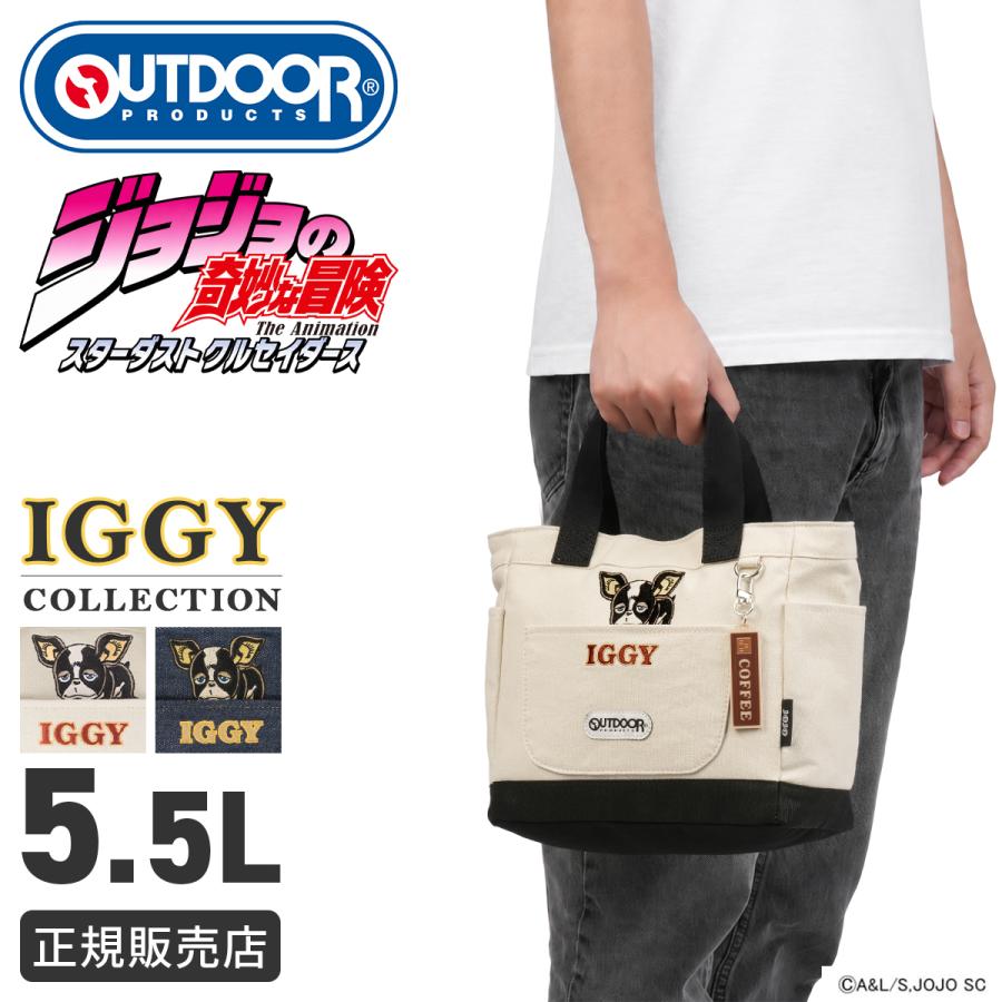 最大42% 9/15限定 アウトドアプロダクツ ジョジョの奇妙な冒険 トートバッグ ハンドバッグ コラボ イギー スターダストクルセイダース OUTDOOR PRODUCTS ODJO10 | OUTDOOR PRODUCTS