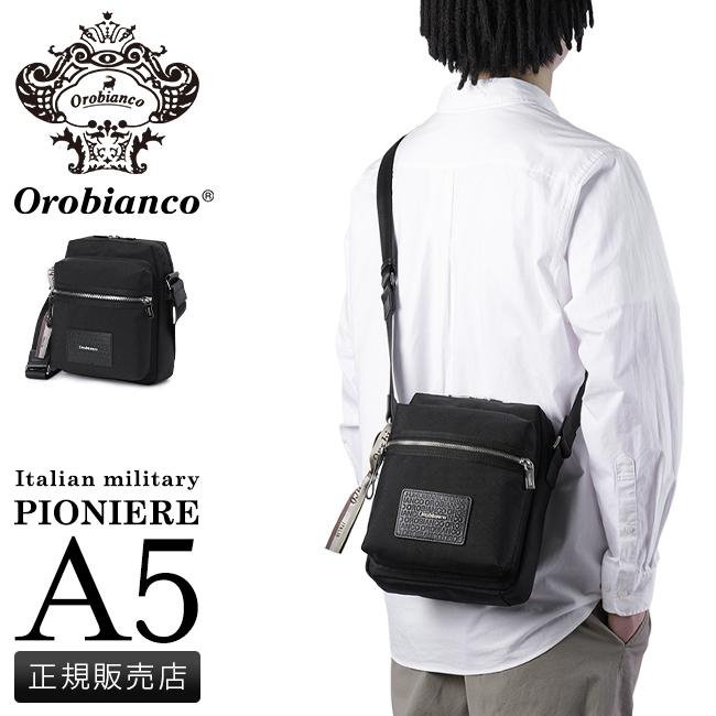 最大51% 3/8限定 オロビアンコ ショルダーバッグ サコッシュ メンズ ブランド 軽量 撥水 斜めがけ 小さめ ミニ 6L A5 ピオニエーレ Orobianco 92932 | Orobianco