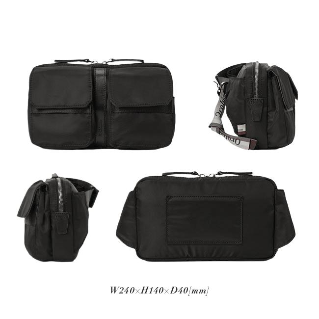 オロビアンコ ウエストバッグ ボディバッグ メンズ 軽量 横型 斜めがけ 小さめ ミニ 2L A6 タッティカ Orobianco TATTICA 92941 在庫限り | Orobianco | 04