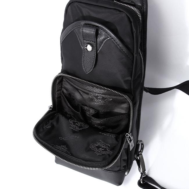 新品タグ付✨オロビアンコ　ペンナレッロ　ボディバッグ　ワンショルダーバッグ　黒 Orobianco（オロビアンコ） ボディバッグ ワンショルダーバッグ メンズ