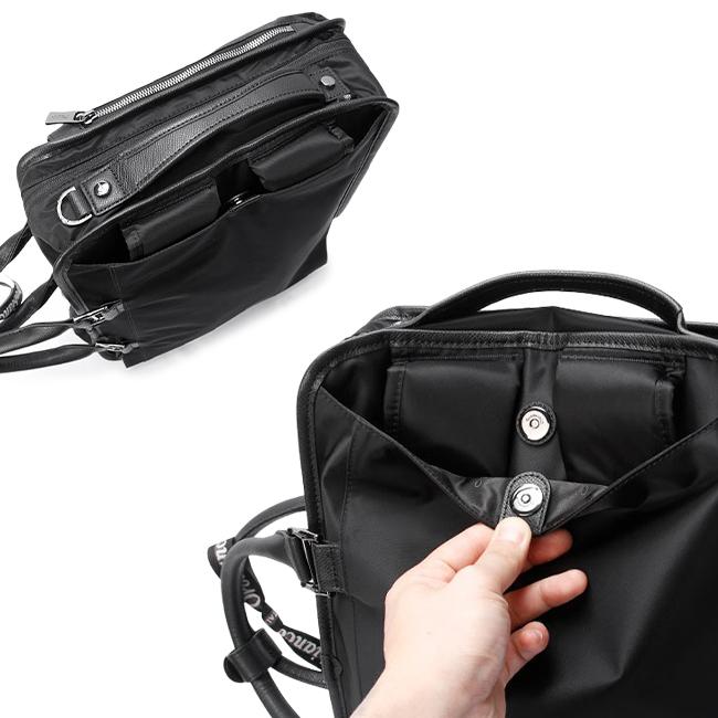 【良品✨】オロビアンコ 3wayビジネスバッグ リュック クロコ型押し レザー黒 Orobianco（オロビアンコ） ビジネスバッグ Orobianco 3WAY リュック