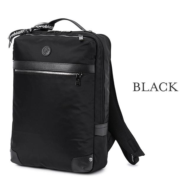 オロビアンコ ビジネスリュック メンズ ブランド 50代 40代 大容量 軽量 黒 通勤 17L A4 B4 ビジネスバッグ ソロペルテ Orobianco SOLO 92968 | Orobianco | 03