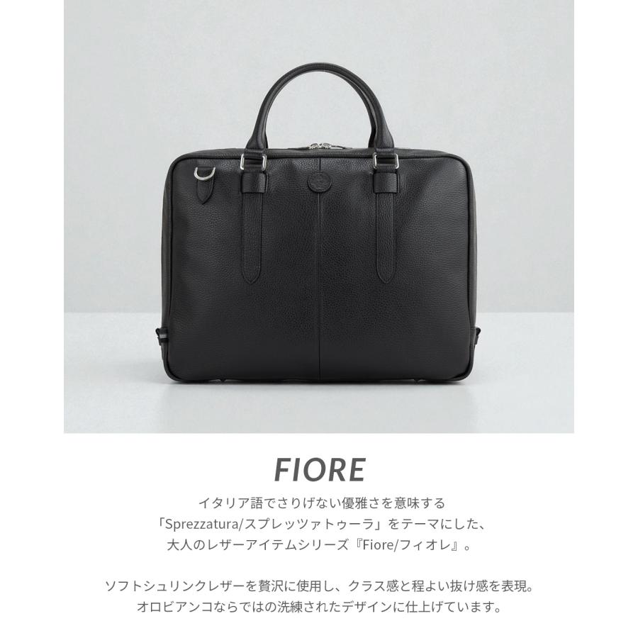 最大53% 8/2まで オロビアンコ フィオレ ビジネスバッグ ブリーフケース メンズ スリム 本革 自立 底鋲 A4 Orobianco FIORE 93005 在庫限り | Orobianco | 02