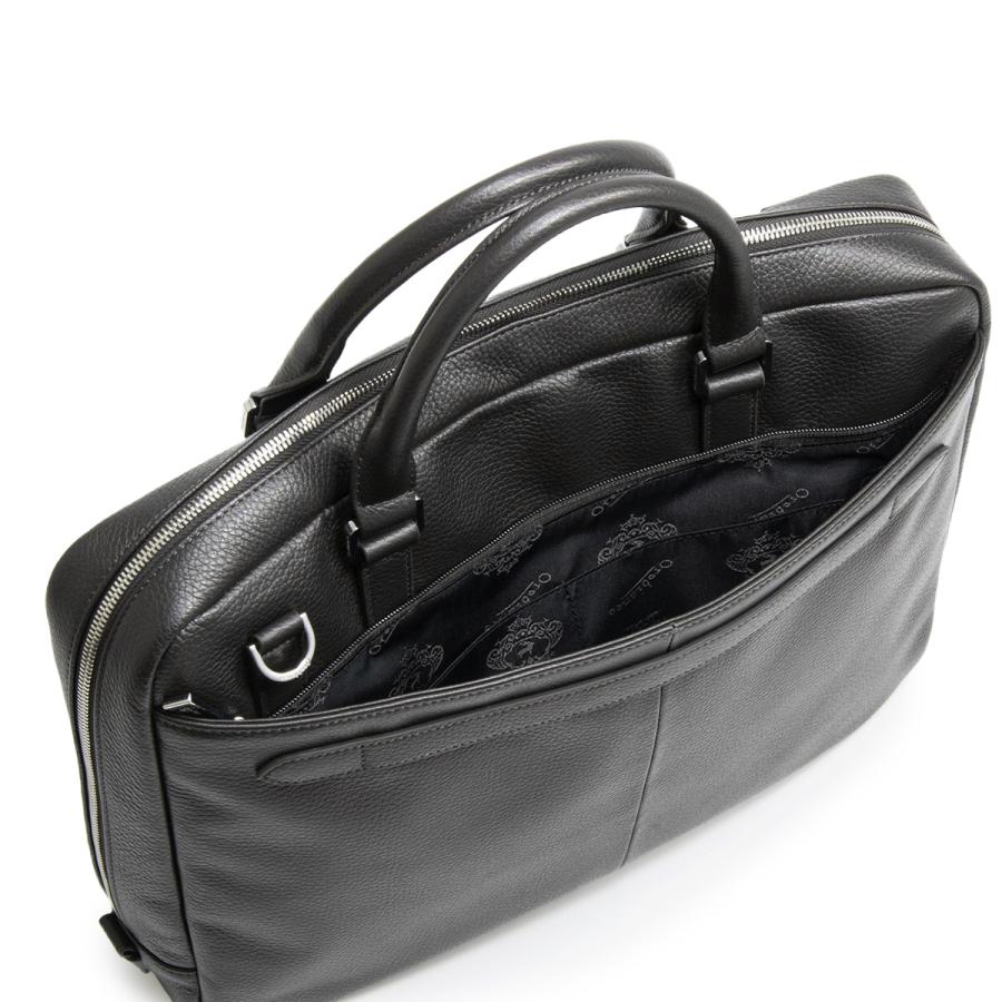 最大51% 4/22限定 オロビアンコ フィオレ ビジネスバッグ ブリーフケース メンズ スリム 本革 自立 底鋲 A4 Orobianco FIORE 93005 | Orobianco | 09