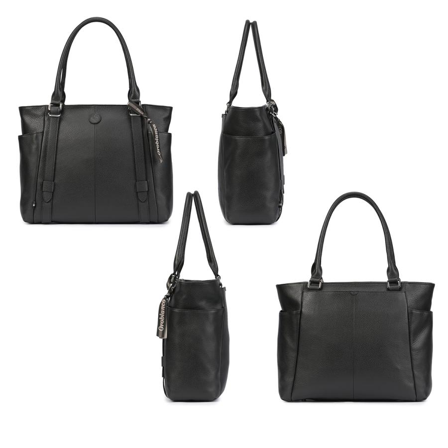 最大51% 2/11限定 オロビアンコ フィオレ トートバッグ ビジネスバッグ メンズ ビジネス ファスナー付き 本革 自立 底鋲 A4 Orobianco FIORE 93006 | Orobianco | 04