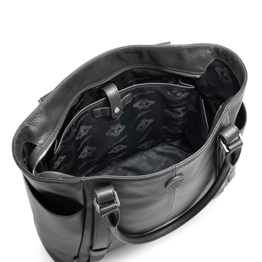 最大51% 3/30限定 オロビアンコ フィオレ トートバッグ ビジネスバッグ メンズ ビジネス ファスナー付き 本革 自立 底鋲 A4 Orobianco FIORE 93006 | Orobianco | 07