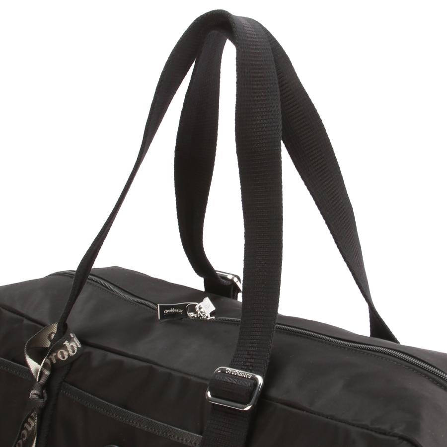 【新品未使用品】Orobiancoナイロン黒ボストンバッグ ロゴ入り 中古・古着通販】Orobianco (オロビアンコ) リモンタナイロンボストン