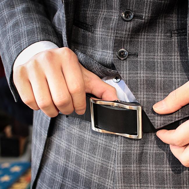 ウィンズファクトリー フリコ ベルト メンズ 本革 穴なし 無段階調整 35mm 一枚革 日本製 WINS FACTORY FURIKO OR3501 | ウインズファクトリー | 04