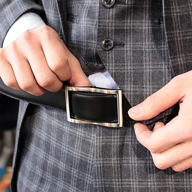 最大42% 2/11限定 ウィンズファクトリー フリコ ベルト メンズ 本革 穴なし 無段階調整 35mm 二枚張り 日本製 WINS FACTORY FURIKO OR3501ST | ウインズファクトリー | 04