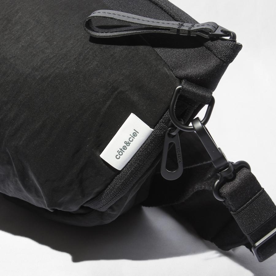 cote&ciel ORNE Smooth Black ショルダー/ボディバッグ dショッピング |cote&ciel コートエシエル Orne Smooth Black