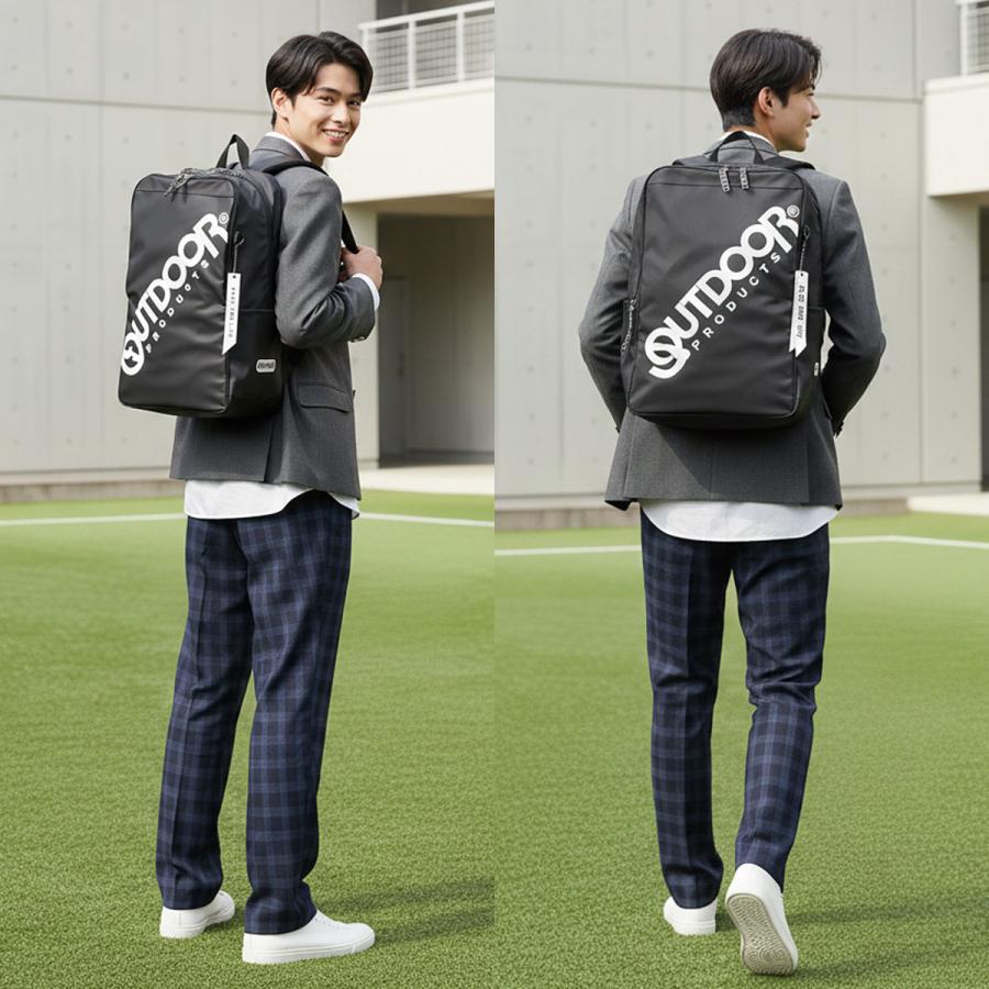 最大45% 3/1まで アウトドアプロダクツ リュック 30L 通学 女子 男子 高校生 中学生 大容量 大きめ スクエア ボックス型 スクールバッグ 62602 在庫限り | OUTDOOR PRODUCTS | 07