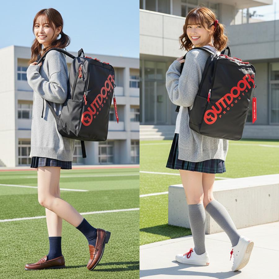 最大45% 3/1まで アウトドアプロダクツ リュック 30L 通学 女子 男子 高校生 中学生 大容量 大きめ スクエア ボックス型 スクールバッグ 62602 在庫限り | OUTDOOR PRODUCTS | 08