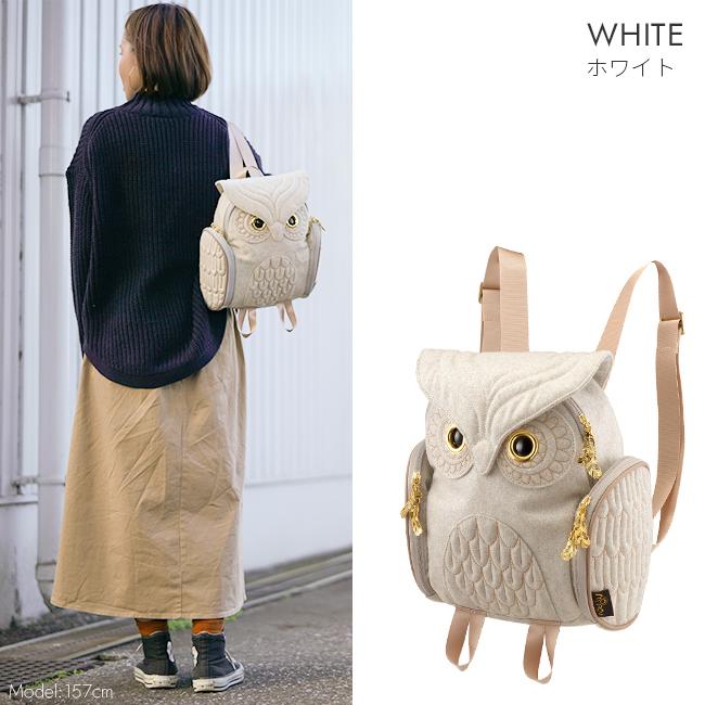 最大50% 9/3限定 モーンクリエイションズ ミミズク フクロウ リュック 6.8L クラシック レディース フランネル MORN CREATIONS OW-326 | ブランド登録なし | 05