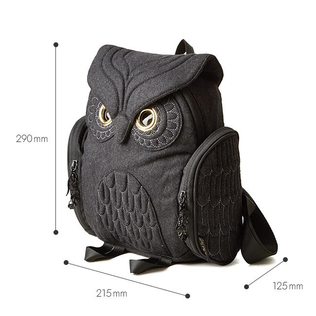 最大50% 9/3限定 モーンクリエイションズ ミミズク フクロウ リュック 6.8L クラシック レディース フランネル MORN CREATIONS OW-326 | ブランド登録なし | 06