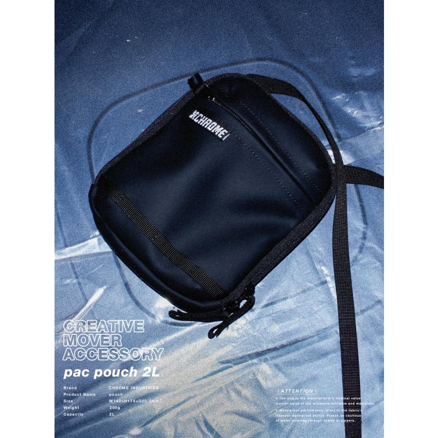 最大51% 4/23限定 クローム インダストリーズ パックポーチ ショルダーポーチ 縦型 2L マットブラック CHROME INDUSTRIES JP244 BJ010 | CHROME | 02