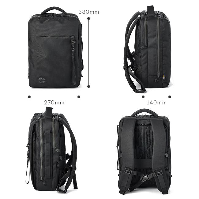 ピーアイディー p.i.d ビジネスリュック メンズ 50代 40代 通勤 軽量 大容量 大人 スマート 14L ビジネスバッグ PID nove PAN201 | P.I.D | 03