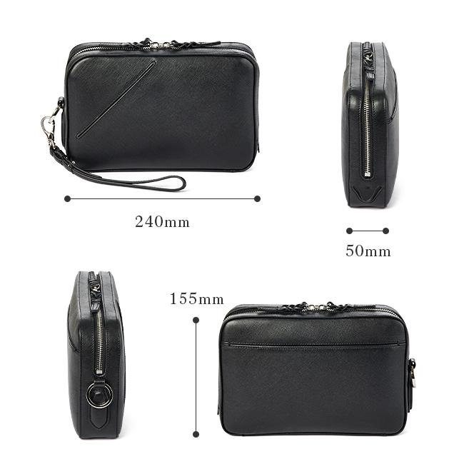 最大44% 4/17から ピーアイディー p.i.d ポーチ クラッチバッグ メンズ エンボスレザー 本革 大人 スマート セルヴァ PID selva pap152 | P.I.D | 06