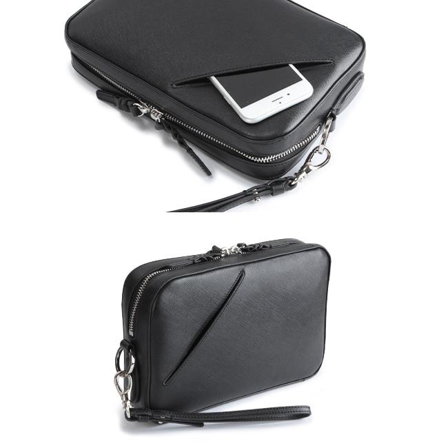 最大44% 4/17から ピーアイディー p.i.d ポーチ クラッチバッグ メンズ エンボスレザー 本革 大人 スマート セルヴァ PID selva pap152 | P.I.D | 09